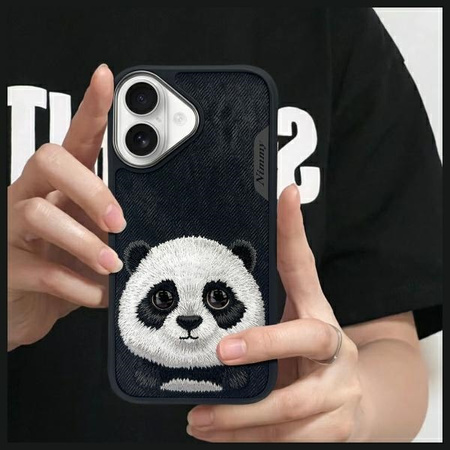 NIMMY ETUI DO IPHONE 16 6.1 Z MOTYWEM PANDA STYLOWA OCHRONA BIG EYED PET