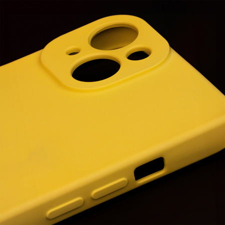 Nakładka Silicon do Xiaomi Redmi 13C 4G / Poco C65 żółta