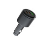 Devia ładowarka samochodowa Extreme Metal PD QC 116W 1x USB 2x USB-C czarna