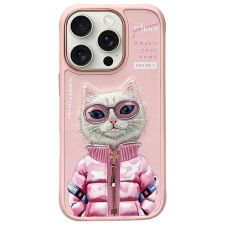 NIMMY ETUI DO IPHONE 16 PRO 6.3 Z MOTYWEM CAT COOL CUTE 2.0 STYLOWA OCHRONA