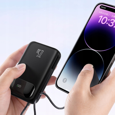 MCDODO POWERBANK 20000 mAh MIT USB-DISPLAY USB-C 22,5 W + LIGHTNING-KABEL