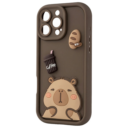 Nakładka Ultra Trendy 3D do iPhone 15 Pro 6,1" capybara