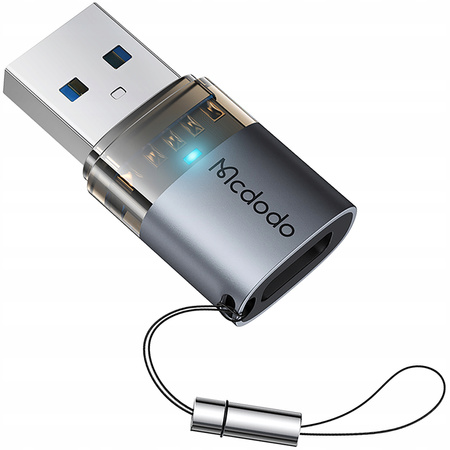 MCDODO Adapter USB-A 3.0 auf USB-C auf USB Typ C 3A 5GB OTG LED