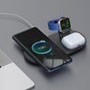 Mcdodo Stacja dokująca, ładowarka 3w1 do iPhone, do Airpods, do Watch czarna
