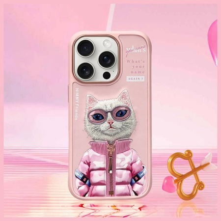 NIMMY ETUI DO IPHONE 16 PRO 6.3 Z MOTYWEM CAT COOL CUTE 2.0 STYLOWA OCHRONA