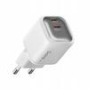 MCDODO Schnellladegerät für Handys, Wandladegerät, 2x USB-C PD, 45W