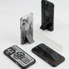 Skinarma etui Helio iPhone 16 Pro 6.3 Magnetic Charging + Grip Stand titanium