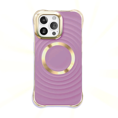 Nakładka Circle Glam Mag do iPhone 14 Pro 6,1" fioletowa