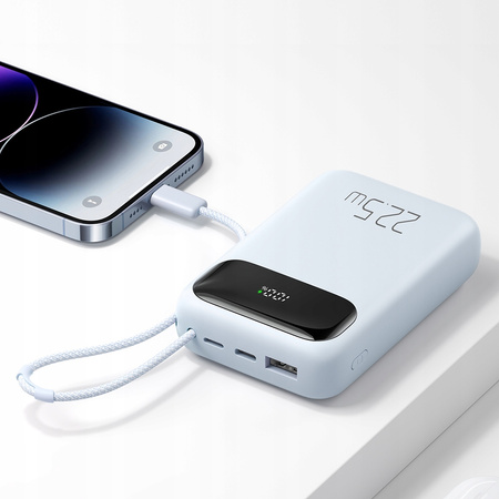 Baterie externã MCDODO 10000MAH cu afi?aj USB USB-C 22.5W + cablu Lightning
