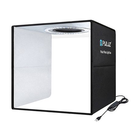 PULUZ NAMIOT BEZCIENIOWY 30 CM LED 24-26LM DO FOTOGRAFII Z ŁATWYM MONTAŻEM