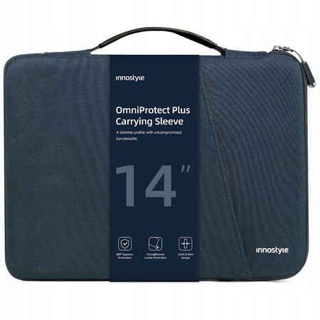 INNOSTYLE TORBA NA LAPTOPA 13 14 WODOODPORNA ETUI OMNIPROTECT PLUS NIEBIESK