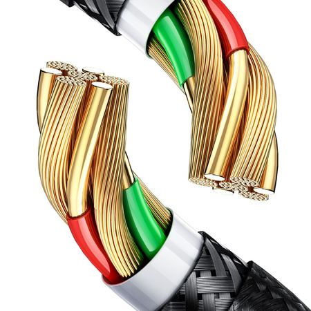 Cablu telefon Mcdodo Thunderbolt 2 USB-C 100W 5K 40GB 0.8M Negru