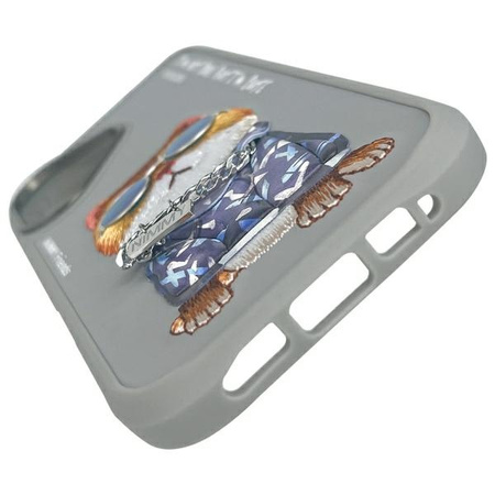 NIMMY ETUI CASE DO IPHONE 16 6.1 Z MOTYWEM CAT GLASSES STYLOWE OCHRONA