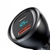 MCDODO MOCNA SZYBKA ŁADOWARKA SAMOCHODOWA MIERNIK 2X USB USB-C 95W LED