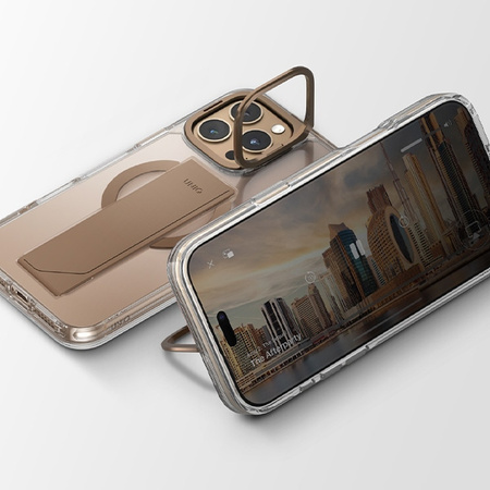 UNIQ ETUI HELDRO MAX DO IPHONE 16 PRO 6.3 MAGCLICK PRZEZROCZYSTE ŁADOWANIE