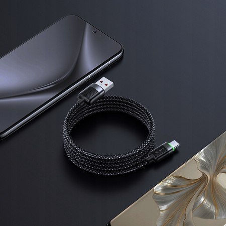 MCDODO USB-C-Kabel zum Schnellladen für Samsung und Xiaomi (Typ C, 6 A, 100 W, 1 m, LED)