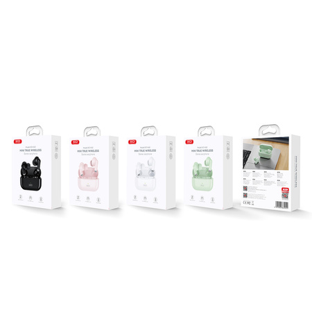 XO słuchawki Bluetooth X40 TWS białe