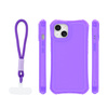 Nakładka SafePop ze smyczą do iPhone 13 6,1" fioletowa