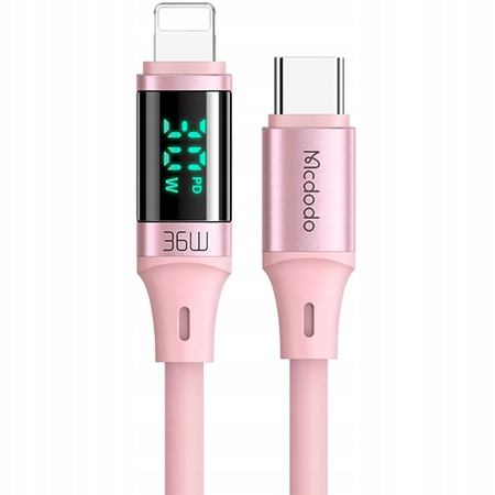 Mcdodo DIGITAL PRO USB-C Lightning 20W 1.2m pink phone cable