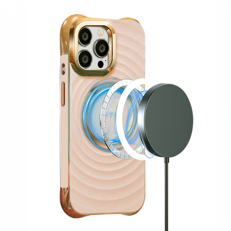 Nakładka Circle Glam Mag do iPhone 14 Pro 6,1" różowa