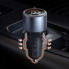 MCDODO POWERFUL FAST CAR CHARGER WITH METER 2X USB USB-C 75W LED
