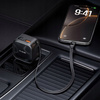 MCDODO SZYBKA ŁADOWARKA SAMOCHODOWA 3X USB USB-C 93W LED KABEL ZWIJANY 1M