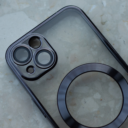 Nakładka Color Chrome Mag do iPhone 16e / 17e czarna