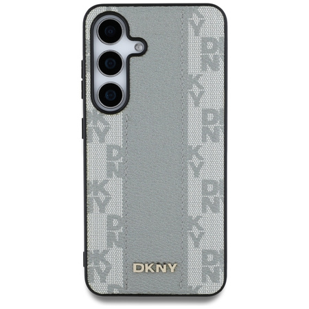 DKNY CASE DO MAGSAFE DO SAMSUNG GALAXY S25 SKÓRZANE ETUI WZÓR CHECKERED