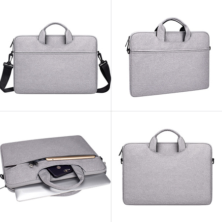 Devia torba do laptopa / MacBooka Justyle 15,4" szara