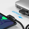 MCDODO KABEL KĄTOWY USB-C SPIRALNY SPRĘŻYNOWY SZYBKIE ŁADOWANIE TYP C LED
