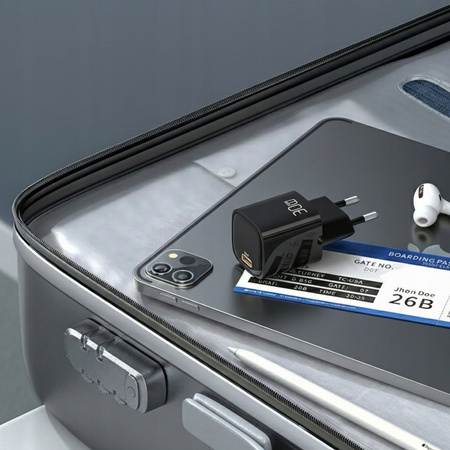 MCDODO SZYBKA ŁADOWARKA SIECIOWA ZASILACZ USB TYP C 30W + KABEL USB-C 1M