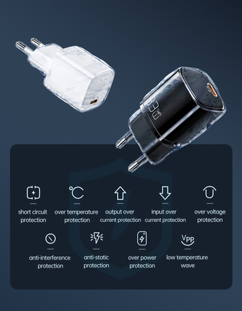 Mcdodo nano GaN, USB-C PD QC phone charger - 33W CH-0080