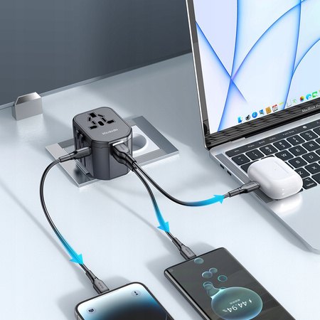 Mcdodo Reise-Ladeadapter USB 20W EU US UK