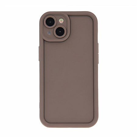 Nakładka Rim TPU do Samsung Galaxy A14 4G / A14 5G brązowa