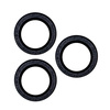 Zestaw szkieł na aparat do iPhone 12 mini 5,4" black glitter (2 sztuki)
