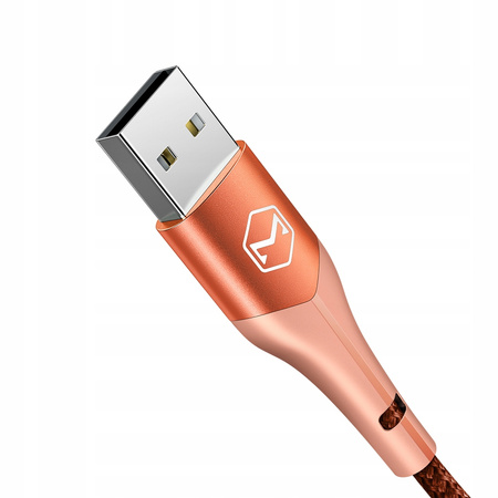 Cablu USB Lightning MCDODO cu încãrcare rapidã 36W pentru iPhone 13 14 2M LED Portocaliu