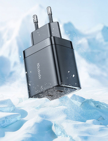 Ładowarka do telefonu, szybkie ładowanie, USB-C 2x 20W, do iPhone 14, Mcdodo