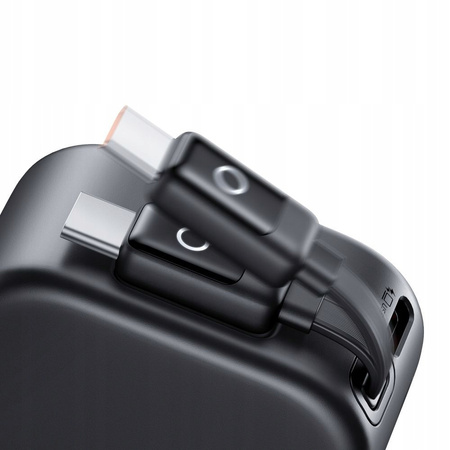 MCDODO SZYBKA ŁADOWARKA SAMOCHODOWA 3X USB USB-C 130W LED KABEL ZWIJANY 1M