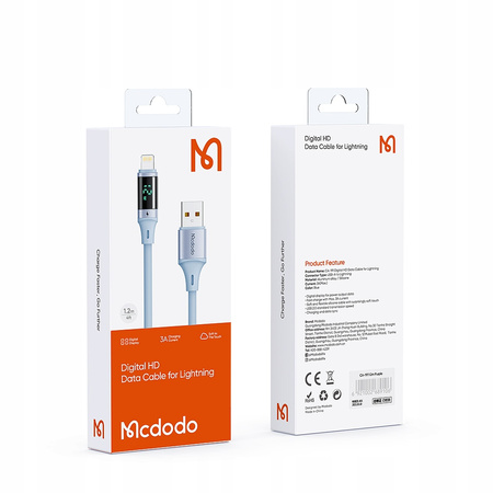 MCDODO MOCNY SUPER SZYBKI KABEL USB-C PD 100W 1,2M