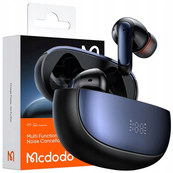 MCDODO SŁUCHAWKI BEZPRZEWODOWE DOUSZNE BLUETOOTH V5.3 Z MIKROFONEM ETUI ANC