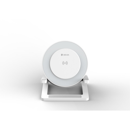 Devia głośnik Bluetooth I-M3 z wbudowaną ładowarką indukcyjną 15W i lampką