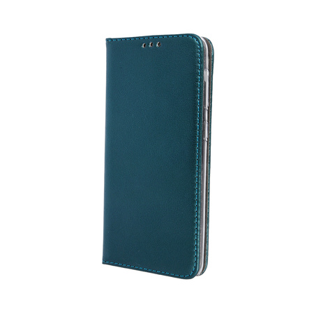 Etui Smart Magnetic do Oppo A6 4G / A6 5G / A6X 4G / A6X 5G / A6S 4G / A6S 5G Global ciemnozielone