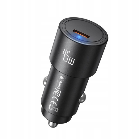MCDODO SZYBKA ŁADOWARKA SAMOCHODOWA DO TELEFONU LAPTOPA USB-C 45W LED