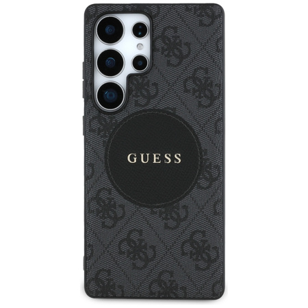 GUESS ETUI CASE DO SAMSUNG GALAXY S25 ULTRA MAGNETYCZNE 4G ROUND PATCH LOGO