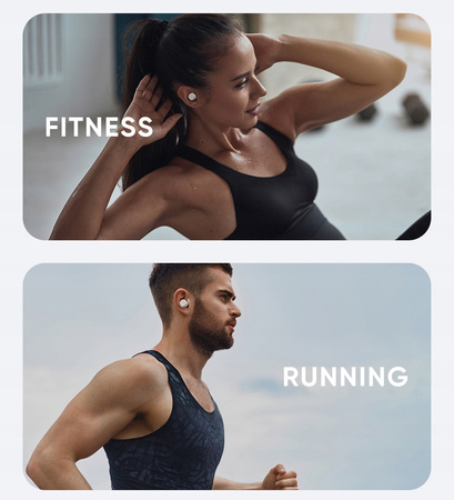 Cã?ti sport wireless Mcdodo AIRLINKS, albe