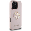 GUESS ETUI TPU DO IPHONE 16 PRO Z LOGO GRINDED BIG 4G SZYBKIE ŁADOWANIE