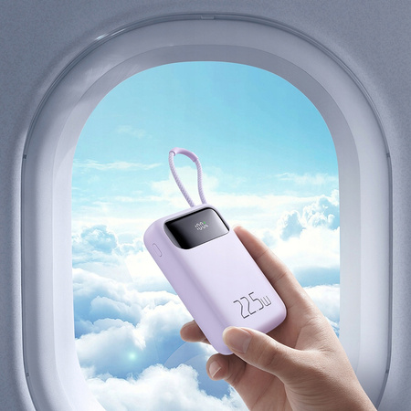 Baterie externã MCDODO 10000MAH cu afi?aj USB USB-C 22.5W + cablu Lightning