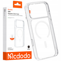 MCDODO ETUI MAGNETYCZNE CLEAR CASE WZMOCNIONE DO MAGSAFE IPHONE 17 PRO MAX