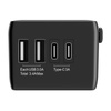 BLITZWOLF ADAPTER PODRÓŻNY 4W1 DO USB C PD 20W 2XUSB DO TELEFONÓW