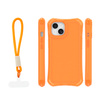 Nakładka SafePop ze smyczą do iPhone 15 6,1" pomarańczowa